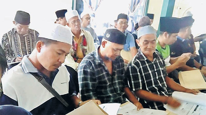  Penduduk Kampung Tanjung Bundong menyertai Kursus Pengurusan Jenazah baru-baru ini.