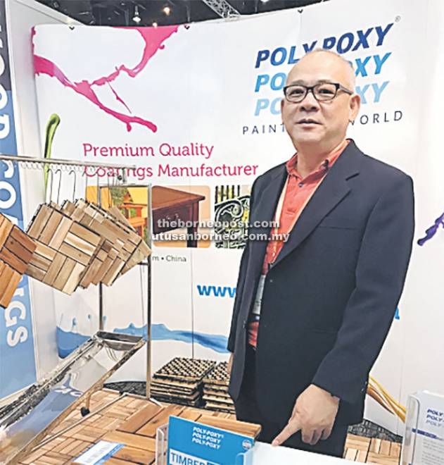  Simon teruja menyertai Ekspo Perkayuan Sarawak dan PKS 2017 selama empat hari.