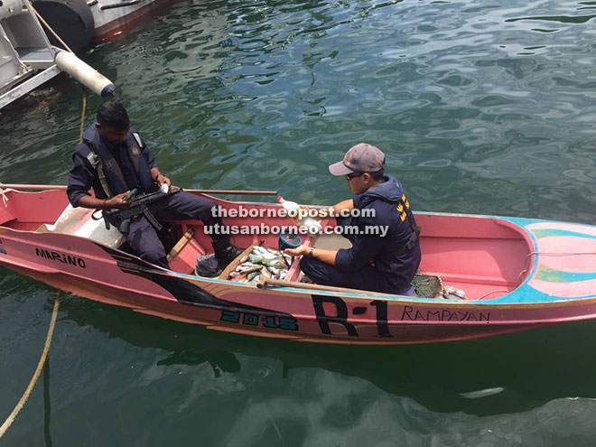  bot pam haram ditahan APMM dalam Operasi Sejahtera, kelmarin.