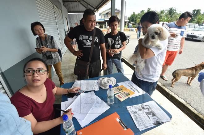 Gambar fail menunjukkan program pemvaksinan anti rabies baru-baru ini.