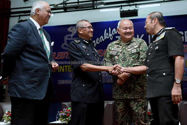  Perspektif Integriti’ di Pusat Latihan Polis, Kuala Lumpur, semalam. — Gambar Bernama