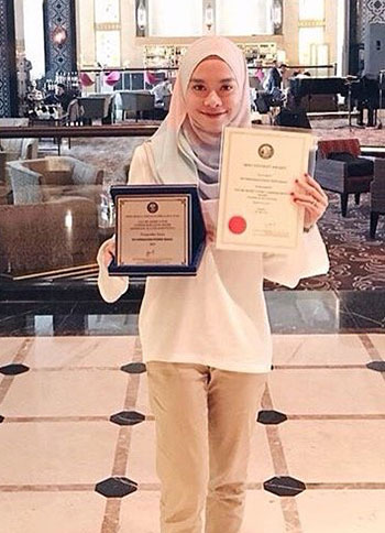  Masmalyanah menerima anugerah penghargaan daripada Pertubuhan Juruukur Diraja Malaysia. 