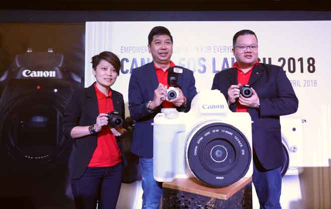  Canon melancarkan tiga kamera baharu iaitu EOS M50, DSLR EOS 1500D dan EOS 3000D.