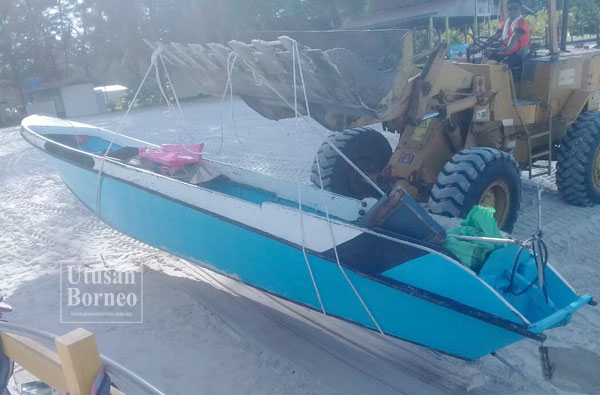 PAM bot dibawa ke Pulau Mengalum untuk tindakan selanjutnya.