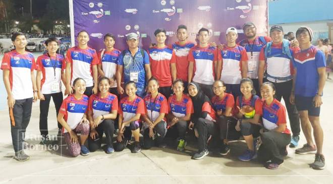 Skuad Olahraga Sukma Sabah yang menyertai dan menang enam emas, lima perak dan empat gangsa di Terbuka Filipina.
