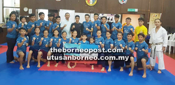 SKUAD karate SKA yang bertanding di Terbuka Thailand.