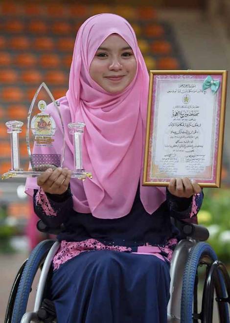 Gadis kuih bulan dipilih tokoh OKU Maal Hijrah Terengganu 