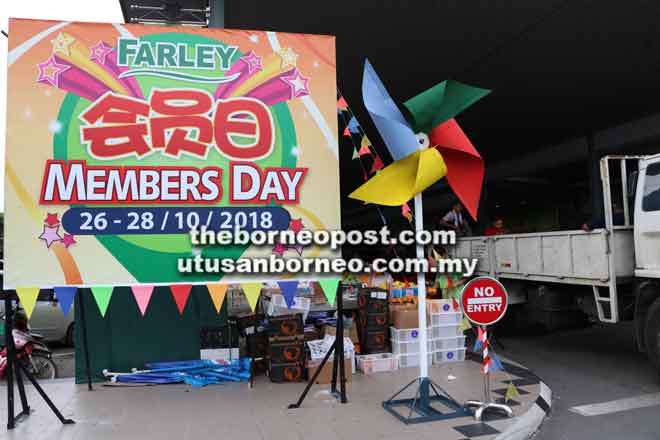  Farley mengadakan Members Day dari 26 hingga 28 Oktober ini.