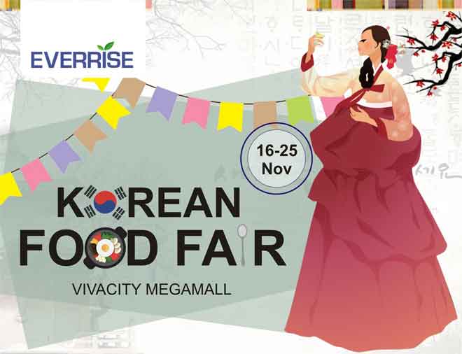  Pesta Makanan Korea kini di Everrise Vivacity.