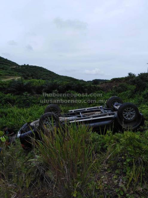  Kenderaan dinaiki mangsa terjunam ke dalam gaung sedalam tujuh meter. 