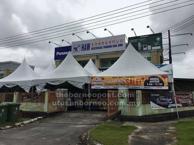  Jualan kanopi sempena TBC 2019 di Haw Electrical, Hakka Avenue di Batu 5 dimeriahkan dengan  promosi serupa di cawangan Haw Electrical di MJC dan Jalan Palm.