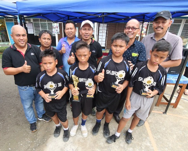  Pasukan SK Batu 36 Selangau terpaksa akur menduduki tempat kedua.