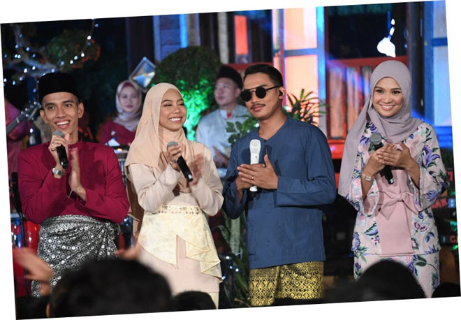  Nabila, Hael dan Sarah dalam Betul-Betul Raya di TV2.