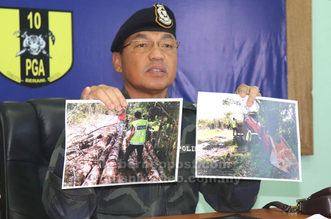  Sanuddin mandangka gambar maya operasyen nya. 