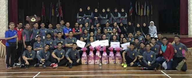 KONTINJEN MRSM Kota Kinabalu muncul juara keseluruhan Kejohanan Super 7 Sabah 2019 di MRSM Sandakan.