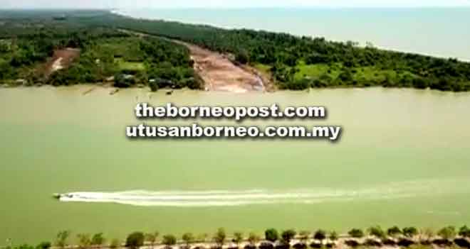  Kuala Kemena di Sungai Kemena yang akan dibina jambatan menyeberang Jepak.