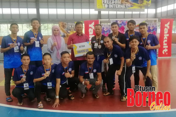  Skuad Sabah pemenang bersama tempat ketiga Kejohanan Futsal Orang Pekak Malaysia Kali Ketiga 2019 di Negeri Sembilan pada 13-15 Ogos.