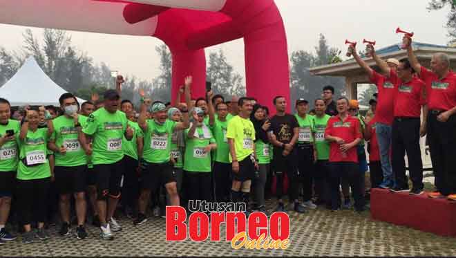  Lee enggau Sebastian bejadika program belanda nya beserimbai enggau ‘Forest Fun Run 2019 Miri’ di Piasau Nature Reserve Miri bedau lama ti udah.