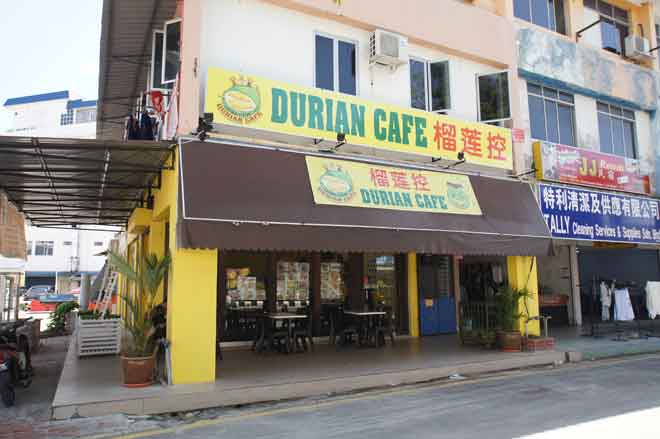  Durian Cafe yang terletak di Jalan Merbau, Miri.