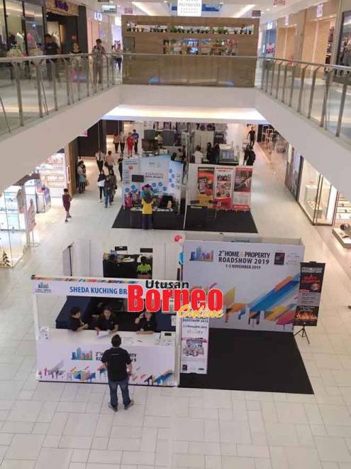  Pameran Rumah dan Hartanah Kedua 2019 yang sedang berlangsung di East Atrium, Vivacity Megamall.