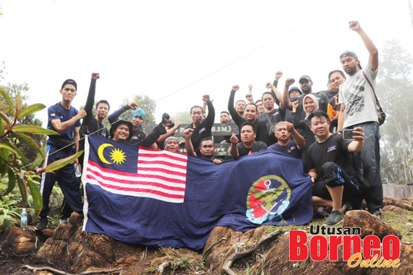  Pasukan yang berjaya menawan Gunung Silam.