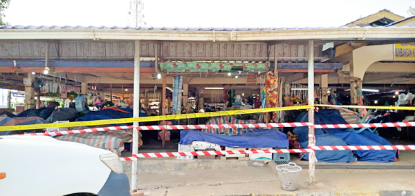  Pasar Terbuka Pekan Ranau, ditutup.