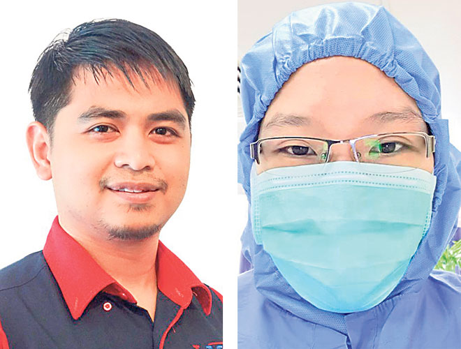 (Kiri) DR NAQIB dan DR SUHAILA