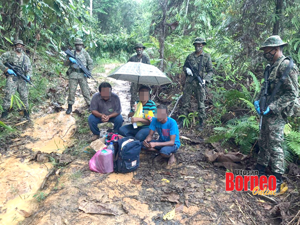  Kesemua PTI yang cuba keluar melalui laluan tikus ditahan Kumpulan SERKAP. 