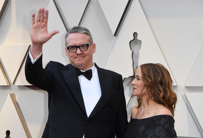  Gambar fail bertarikh 24 Februari 2019 ini menunjukkan calon Pengarah Terbaik dan Lakon Layar Asal Terbaik untuk filem ‘Vice’ Adam McKay dan isterinya Shira Piven semasa tiba di majlis Anugerah Akademi ke-91 di Dolby Theatre, Hollywood. Netflix, yang sudah pun menjadi tuan bagi landskap filem era pandemik pada 2020, pada Selasa lepas menyajikan pratonton bagi keluaran-keluaran yang akan datang untuk tahun 2021, satu senarai dengan tidak kurang daripada 70 buah filem cereka yang penuh bintan