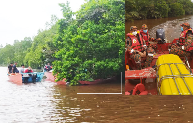 Perahu Alibaba dijumpai di tepi Batang Oya.