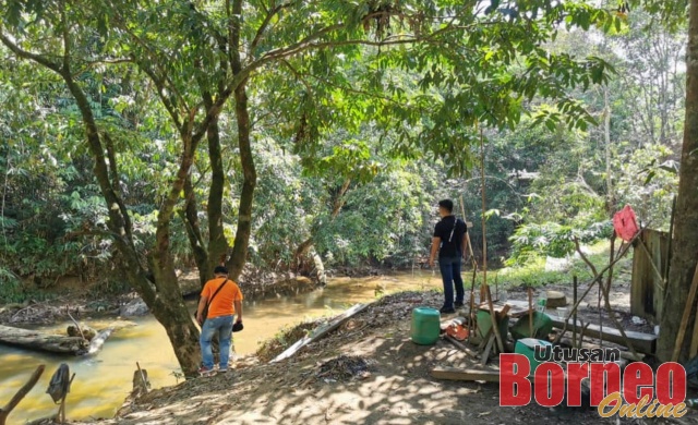 Lokasi kedua-dua suspek ditangkap