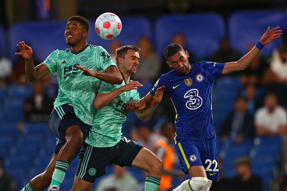 Antara babak aksi perlawanan Liga Perdana Inggeris di antara Chelsea dan Leicester City di Stamford Bridge. — Gambar AFP