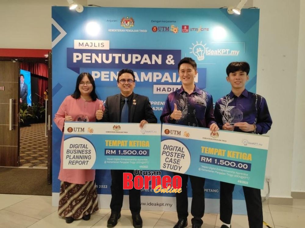  Summer Joy Team UMS raih RM3,000 selepas muncul tempat ketiga dalam dua kategori.