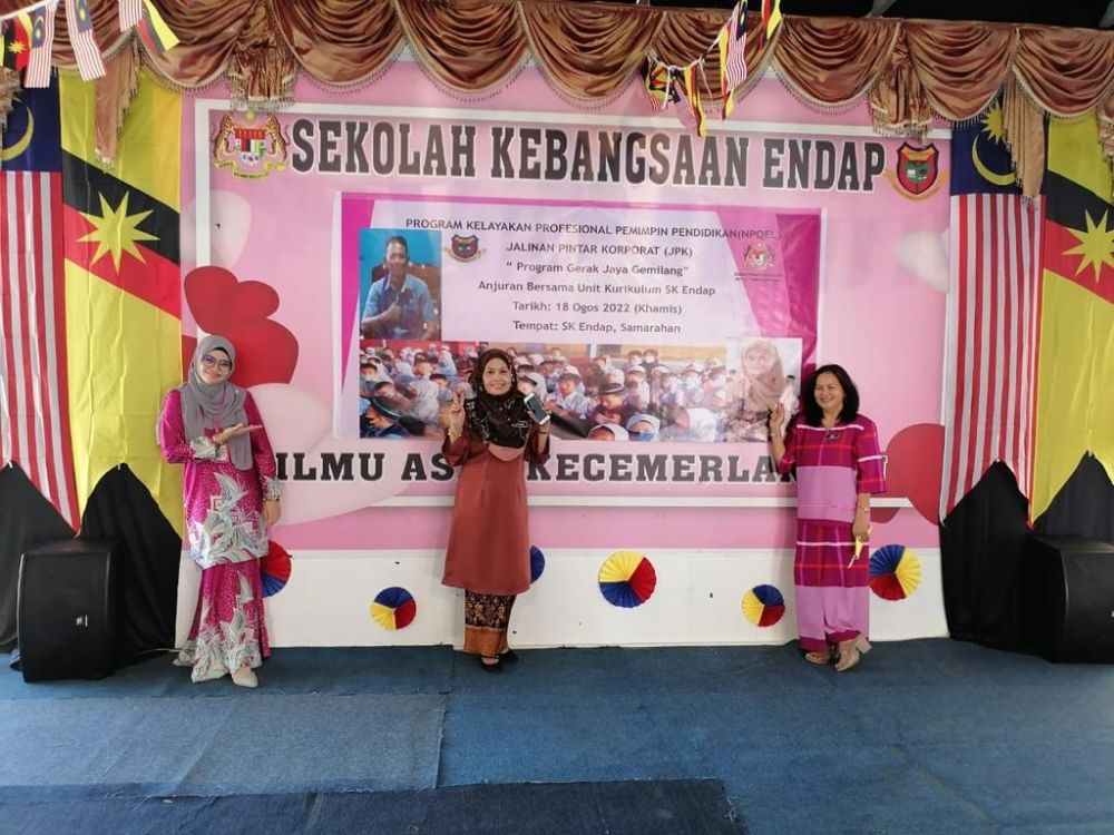 Zaleha (tengah) memilih SK Endap sebagai lokasi penganjuran Program Kelayakan Profesional Pemimpin Pendidikan.