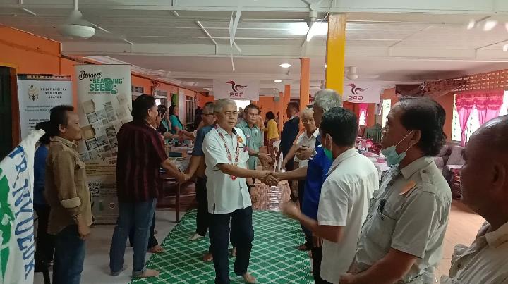 Friday ngulu Program Bomba Komuniti  sereta Ketuai Begulai enggau Rakyat ba Rumah Nyueok Sang, Nanga Maras, Krian ensanus.