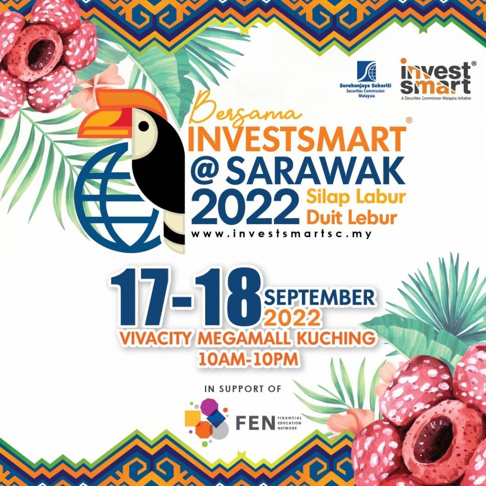 Berwaspada agar tidak menjadi mangsa taktik licik ‘scammers’ ini. Ketahui cara-cara pelaburan berhemah… Kunjungi Bersama InvestSmart®@Sarawak 2022 pada 17-18 September 2022 di Vivacity Megamall, Kuching.