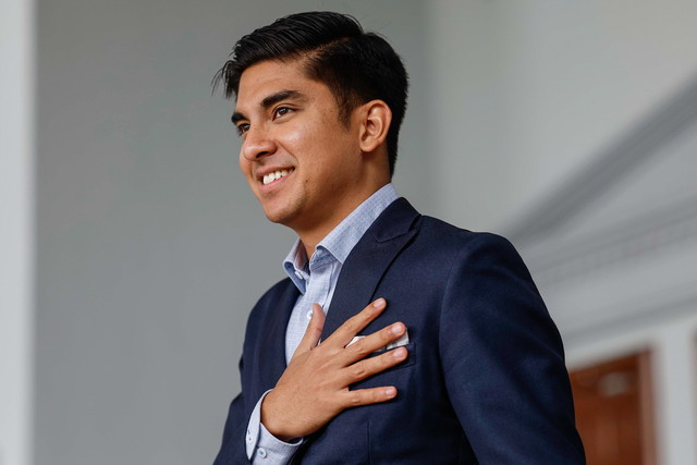 Syed Saddiq hadir di Kompleks Mahkamah Kuala Lumpur hari ini bagi perbicaraan kes yang dihadapinya iaitu empat pertuduhan berkaitan pecah amanah dana Armada berjumlah RM1 juta dan pengubahan wang haram. - Gambar BERNAMA 