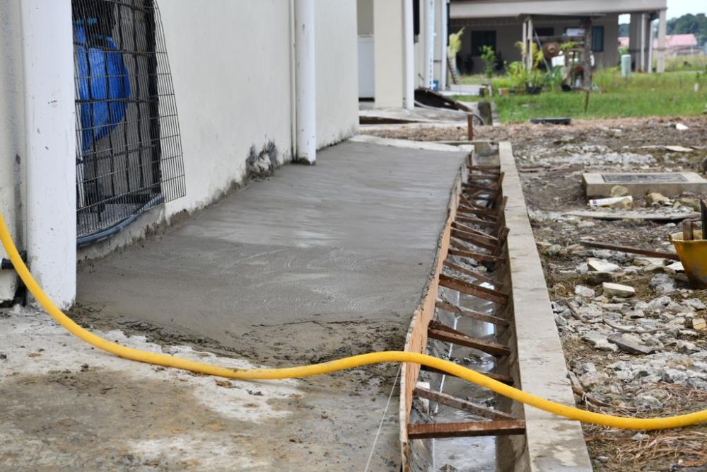 Kerja-kerja baik pulih sedang giat dijalankan bagi kerosakan melibatkan rumah di Projek Pembangunan Darul Hana yang tular di media sosial baru-baru ini.