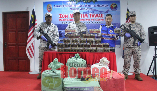  Semua rokok kretek yang dirampas diserahkan kepada pegawai penyiasat Maritim Malaysia.