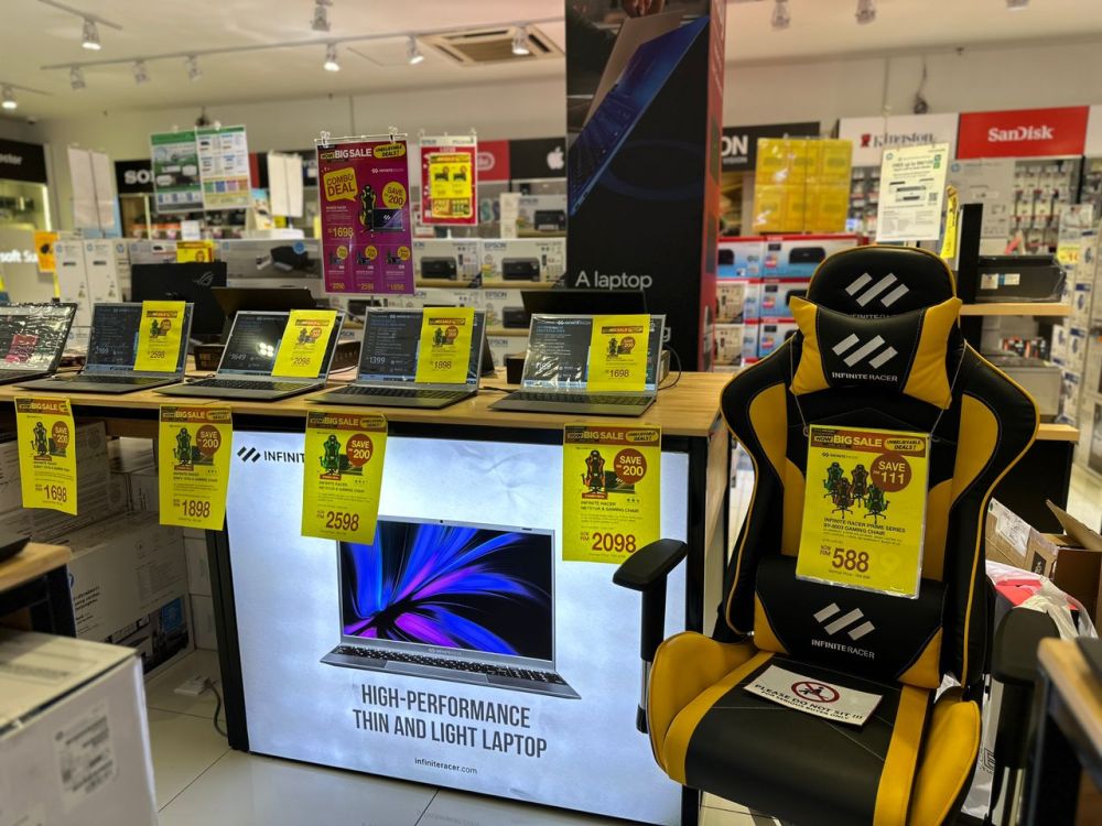 PC Image mengadakan 'WOW! Big Sale' bermula dari 26 Mei hingga 4 Jun 2023 di semua outlet di Kuala Lumpur, Selangor, Melaka, Johor, Sabah, Sarawak dan outlet terbaru di Ipoh.