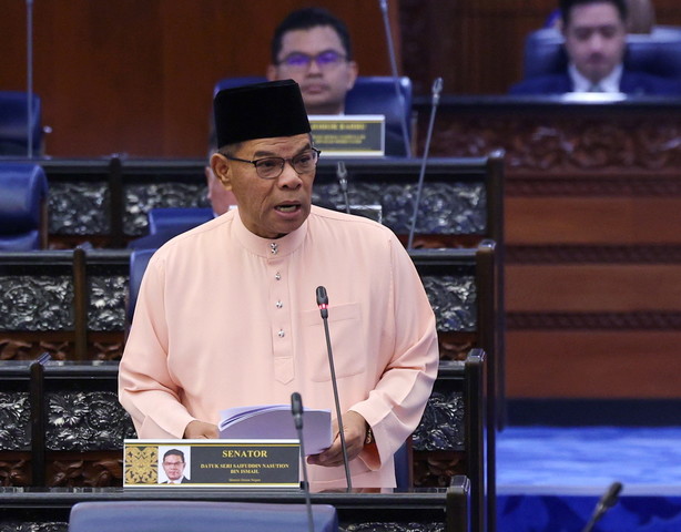 Saifuddin pada sesi Sidang Dewan Rakyat di Parlimen hari ini. - Gambar BERNAMA