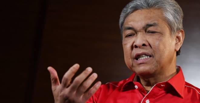 Datuk Seri Dr Ahmad Zahid Hamidi.