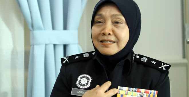 BERKONGSI IDEA: Surina ketika ditemu bual eksklusif dengan BERNAMA mengenai jenayah pedofilia di Ibu Pejabat Polis Kontinjen Perlis, Kangar baru-baru ini. — Gambar Bernama