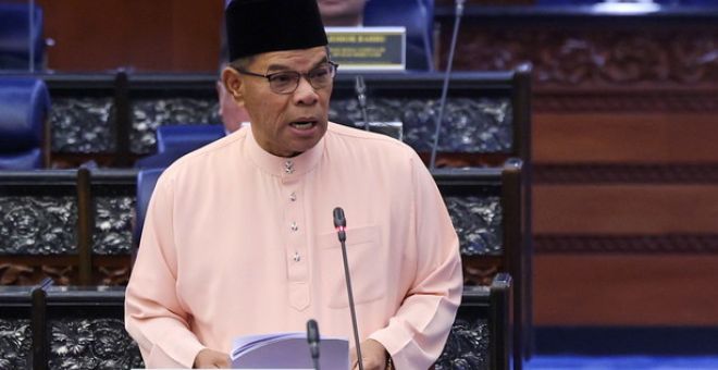 Saifuddin pada sesi Sidang Dewan Rakyat di Parlimen hari ini. - Gambar BERNAMA