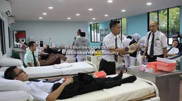 MODEN DAN SELESA: Kemudahan dan perkhidmatan untuk para  penderma jauh lebih selesa untuk menarik penderma kembali  menderma secara berterusan.  