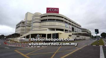 BAHARU: AEON Kuching dibuka kepada umum 20 April ini. 