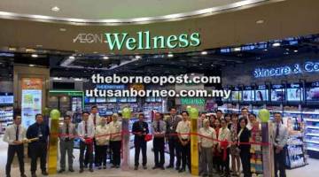 CAWANGAN BAHARU: Aeon Wellness meluaskan lagi rangkaian perniagaannya dengan membuka satu lagi cawangan kedainya di Kuching, baru-baru ini.