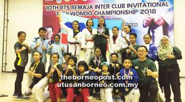 PASUKAN kelab taekwondo MBV dan Tenom muncul naib juara keseluruhan dengan meraih lima emas, empat perak dan tiga gangsa pada Kejohanan Taekwondo RTS-Remaja Antara Kelab Jemputan Ke-10 di Kepala Batas Pulau Pinang.