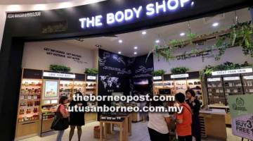 HEBAT: The Body Shop  mengadakan promosi hebat iaitu ‘Buy 3 Free 1’  sehingga 29 Julai ini sempena pembukaan cawngan baharunya di AEON Mall Kuching.