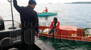 DUA warga asing yang ditahan di perairan UMS Labuan.